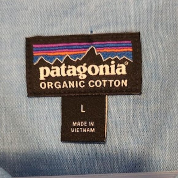 Patagonia Men's Short Sleeve Button-down Shirt Size Large - Picture 3 of 4